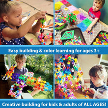 Load image into Gallery viewer, VIAHART Brain Flakes 500 Piece Interlocking Plastic Disc Set | A Creative and Educational Alternative to Building Blocks | Tested for Children's Safety | A Great STEM Toy for Both Boys and Girls!