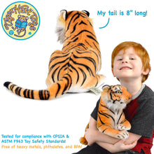 Load image into Gallery viewer, Arrow The Tiger - Squeeze Me! | 17 Inch Stuffed Animal Plush | By TigerHart Toys