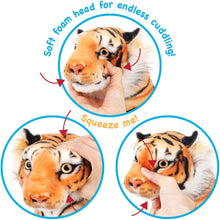 Load image into Gallery viewer, Arrow The Tiger - Squeeze Me! | 17 Inch Stuffed Animal Plush | By TigerHart Toys