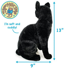 Load image into Gallery viewer, Boone The Black Cat | 13 Inch Stuffed Animal Plush | By TigerHart Toys
