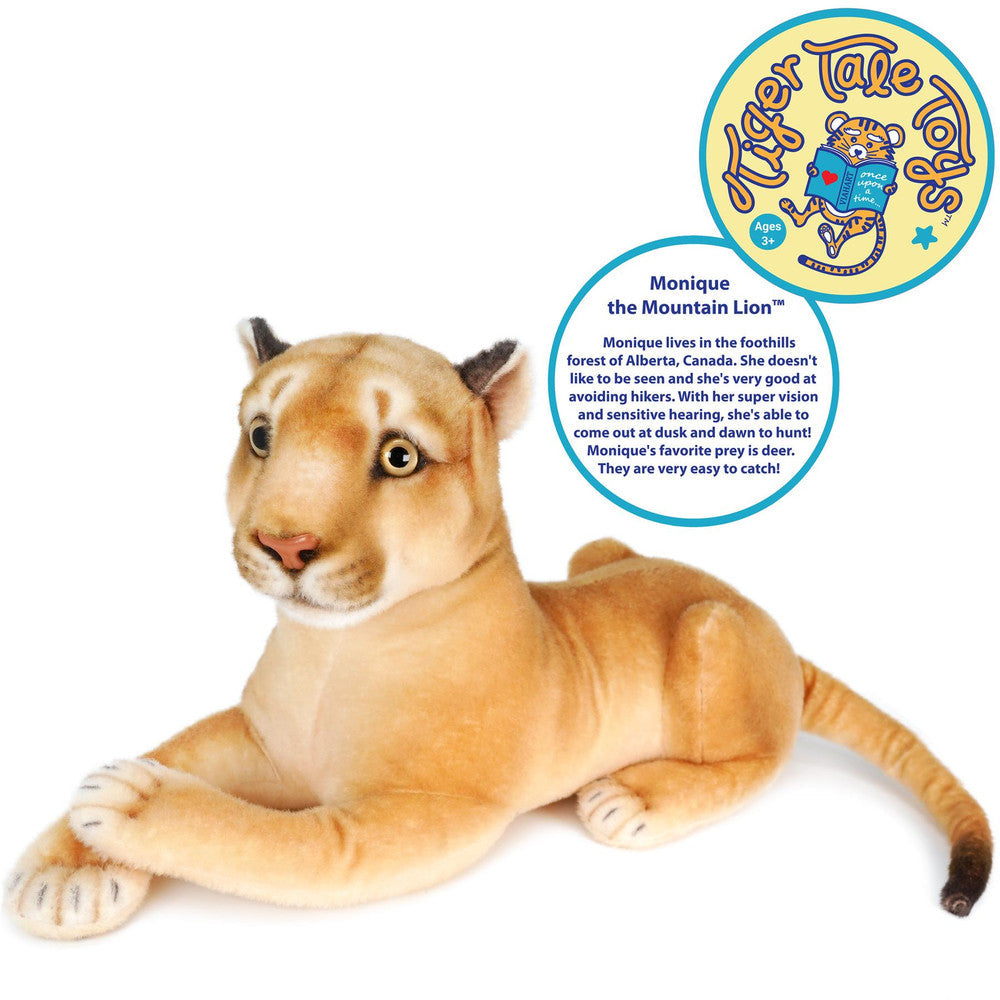 Monique The Mountain Lion | 18 Inch Stuffed Animal Plush | By