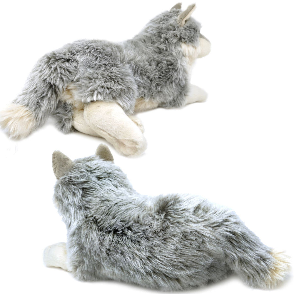 Whitaker Der Wolf – Kuschelweiches Stofftier, 18 Zoll Groß, Sicher Und Super Süß
