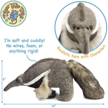 Load image into Gallery viewer, Arsenio The Anteater | 17 Inch Stuffed Animal Plush | By TigerHart Toys
