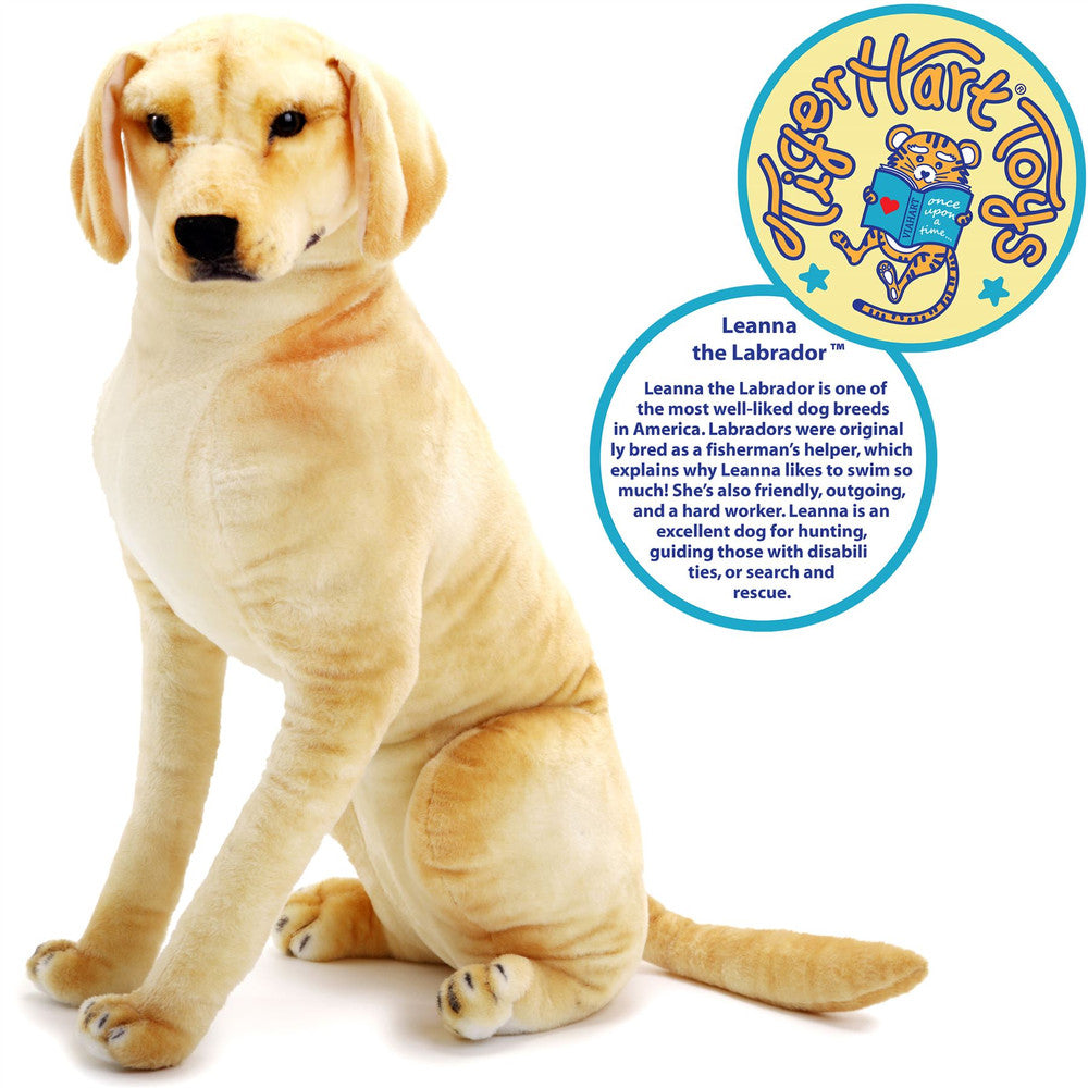 Leanna The Labrador | 31 Inch Stuffed Animal Plush | By TigerHart