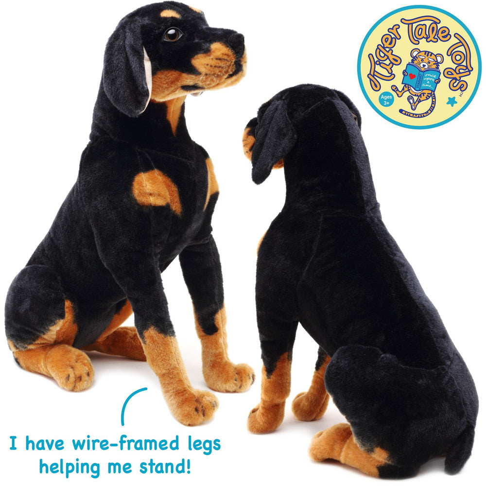 Rottsky Stuffed Animal Robbie The Rottweiler | 27 Inch Stuffed Animal Plush | By TigerHart To ...
