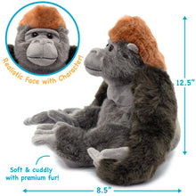 Load image into Gallery viewer, Geraldo The Gorilla - 15 Inch Stuffed Animal Plush
