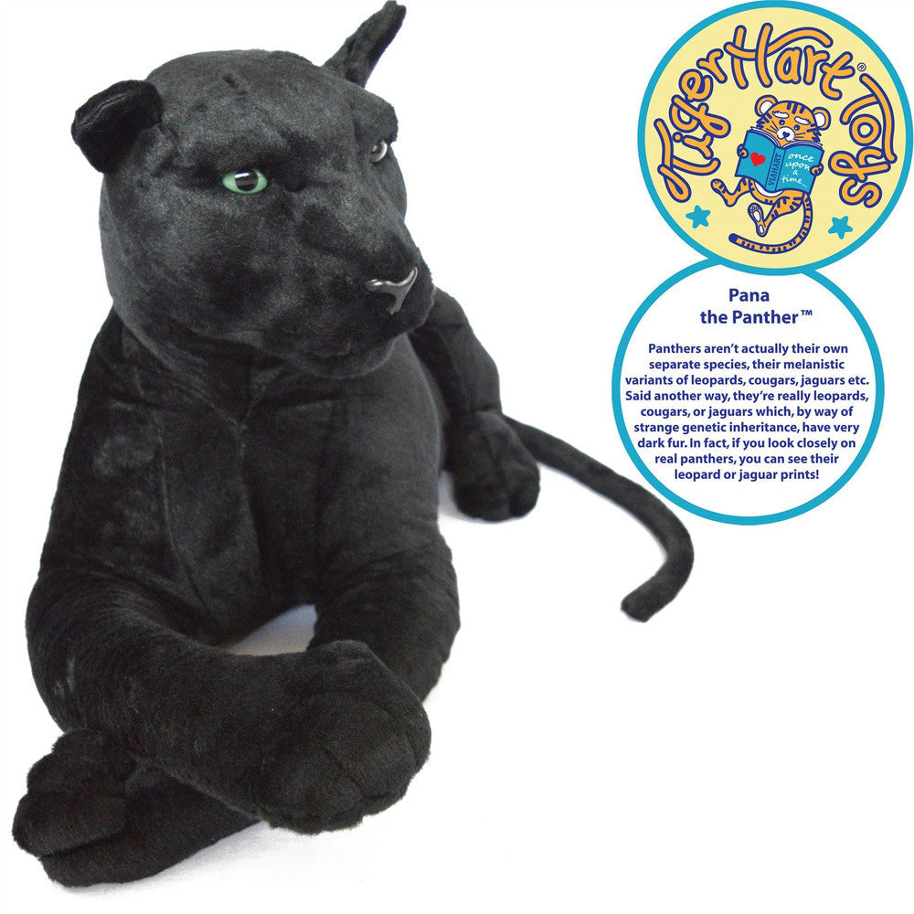 Pana The Black Panther | 42 Inch Stuffed Animal Plush | By