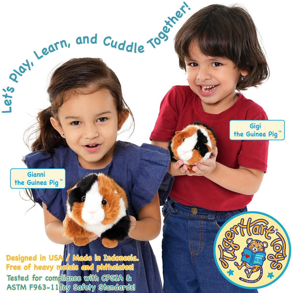 Gianni The Guinea Pig - 9 Inch Stuffed Animal Plush - by TigerHart