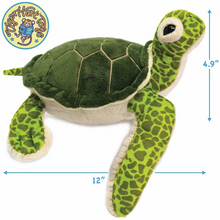 Load image into Gallery viewer, Turquoise The Green Sea Turtle - 15 Inch Stuffed Animal Plush
