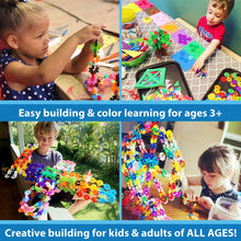 Load image into Gallery viewer, VIAHART Brain Flakes 500 Piece Interlocking Plastic Disc Set | A Creative and Educational Alternative to Building Blocks | Tested for Children&#39;s Safety | A Great STEM Toy for Both Boys and Girls!
