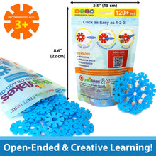 Load image into Gallery viewer, Brain Flakes Single Color Add-on - 120 Pieces - Resealable Pouch - Black
