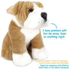 Load image into Gallery viewer, Egan The English Bulldog | 9 Inch Stuffed Animal Plush | By TigerHart Toys
